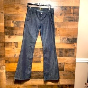 7 for all mankind Wide leg dark wash Jeans